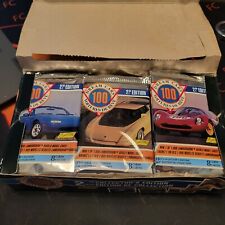 1992 PANINI DREAM CARS 2ND EDITION FACTORY BOX OF 36 FACTORY SEALED PACKS RARE picture