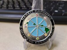 Hawaii Narcotic Officers Association HNOA Police Drug Task Force Detectives Coin picture