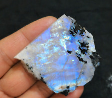 100% Natural Attractive Rainbow Moonstone Raw 172.65 Crt Moonstone Rough Jewelry picture