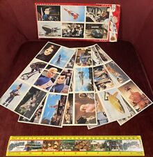 VINTAGE 1960s JAPAN ONLY THUNDERBIRDS GERRY ANDERSON MENKO PHOTO TRADING CARDS picture