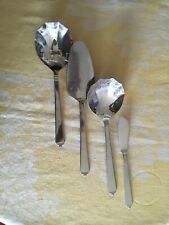 Four Serving Pieces RETRONEU 18/8 Stainless Spoons Pie Server picture