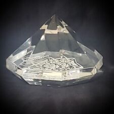 VFW Ladies Auxiliary 1988 Diamond Paperweight 75th Convention Chicago, IL picture