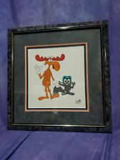 Rocky & Bullwinkle hand-inked scene cel Jay Ward Productions Red Antlers picture