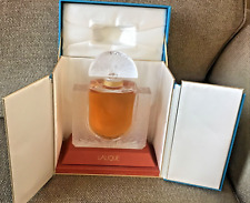 LALIQUE 20 Oz Crystal Perfume Sealed Orig Display Box HUGE MINT Rare Numbered picture