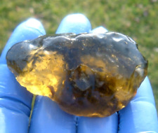 Libyan Desert Glass Meteorite Tektite impact specimen(  315 ct) very Dark Gem picture