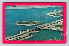 Merritt Island FL-Florida, New John F Kennedy Causeway, Vintage c1978 Postcard picture
