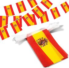 Anley Spain String Flag Pennant Flag Patriotic Events Decoration 38 Flags picture