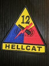 1960s US Army Vietnam Era 12th Armor Tank Division Hell Cat Patch L@@K picture
