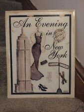 NEW YORK Neiman Marcus 42nd St Empire State Vintage Retro Tin Sign picture