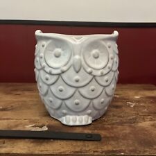 White Owl Vase Planter 7