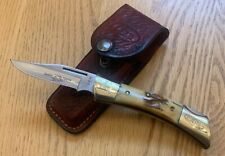 VINTAGE 1984 CASE STAG SHARK TOOTH KNIFE CORP LOGO    BRST3 picture