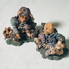 Boyd's Bears and Friends Figurines  - Lot of 2 - Football Player and Cheerleader picture
