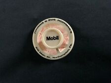 Vintage Mobil Gas Station ICE SCRAPER RARE ROUND WITH INSTRUCTIONS STICKERS WOW picture