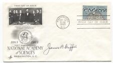 James Bennett Griffin Signed FDC First Day Cover Autographed Archaeologist picture