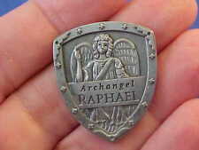 ARCHANGEL ST RAPHAEL Pocket Token Healing SHIELD By Angel Star Saint Medal picture