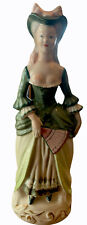 Vintage Cordey China Porcelain Lady Figurine, 1940s with Fan Bust #300 16” Large picture