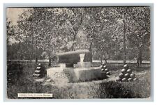 Newton KS, Military Park, War Cannon, Kansas c1912 Vintage Postcard picture