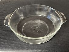 Vintage Anchor Hocking Fire King 438 Clear  2 Quart Ovenware, Baking Dish picture