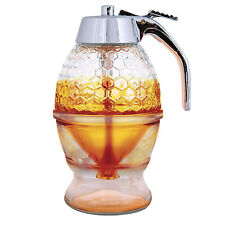 Honey Jar with Stand Clear Honey Dispenser for Syrup Condiments Sauces  picture