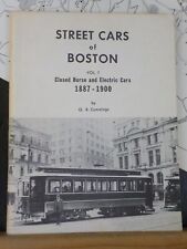 Street Cars of Boston Vol 1 Closed Horse & Electric Cars 1887-1900 Cummings MAP picture