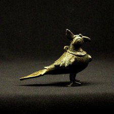 ANTIQUE INDIAN ISLAMIC MUGHAL SURMA BOTTLE PARROT KOHL CONTAINER COLLECTIBLE picture
