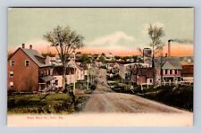 Milo ME-Maine, West Main Street, Advertisement, Antique, Vintage Postcard picture
