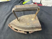 VINTAGE KING #7 CAST IRON CLOTHING IRON WITH STAND picture