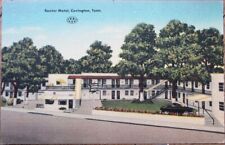 Covington, TN 1940 Linen Postcard, Baxter Motel, Tennessee Tenn picture