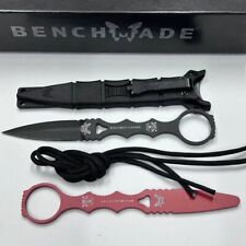Benchmade SOCP 176BK-COMBO Trainer Knife Set Black Sheath Fixed Blade Knife picture