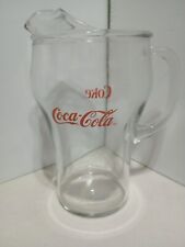 Vintage Coke Cola Glass Pitcher picture