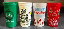 Newk's Eatery Collectible Christmas Cups Set of 4 2019 2021 2022 2023 picture