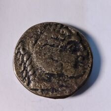 LEGENDARY WARRIOR KING OF THE BACTRIAN KINGDOM RARE BRONZE COIN ANCIENT picture