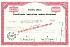 Diebold Technology Venture Fund, Inc. - Specimen Stock Certificate - Specimen St picture