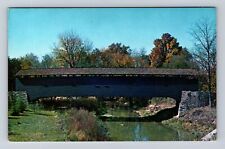 York PA- Pennsylvania, Bentzel's Mill Bridge, Antique, Vintage Souvenir Postcard picture