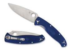 Spyderco Knives Resilience Liner Lock S35VN Stainless Steel Blue FRN C142PBL picture
