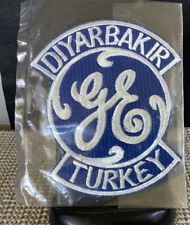 Vintage GE Logo Uniform Patch, 1972 GE Diyarbakır Air Station Badge (RARE, Mint) picture