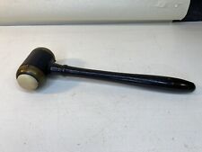 Wooden Brass judge's gavel auction hammer / Or Medical Reflex Tool? picture