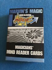 Marvin’s Magic Vintage Magicians Mind Reader Cards - Deck - Rare and New picture