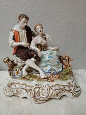 VINTAGE SPAIN CH HISPANIA CERAMIC COURTING COUPLE FIGURINE LARGE picture