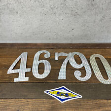 Old School BMX Plate Numbers Mylar 6