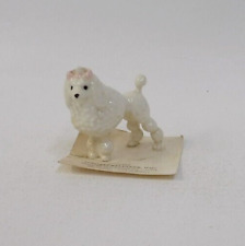 Hagen Renaker Fancy White Standard Poodle Dog on Original Card picture