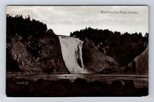 Montmorency Falls Quebec-Canada, Scenic View Of Waterfall, Vintage Postcard picture