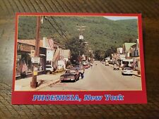 Postcard NY New York Phoenecia Ulster County Downtown Street View picture
