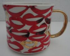 Anthropologie ~ Kate Roebuck ~LIPS ~ Coffee Mug ~14 OZ picture