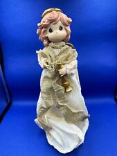 Precious Moments  Cream Whittle Angel  Tree Topper # 640867  Excellent Condition picture