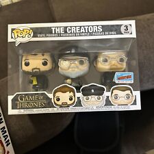 Funko POP Game of Thrones The Creators 3 Pack 2018 NYCC OFFICIAL STICKER picture