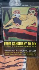 RARE Poster From Kandinsky To Dix German Expressionits Exposition Acrylic Frame picture