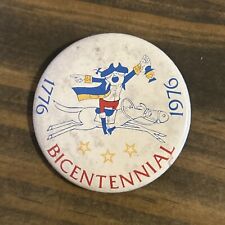 1976 Bicentennial Vintage Pinback American Pin Button 1776 2.25” Americana picture