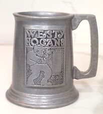 WESTY HOGANS BEER STEIN MUG Trapshooting Gun Club PA, pewter 🦆beer mug picture
