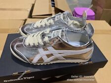 Silver/Off White Onitsuka Tiger Mexico 66 Sneakers: Classic Unisex Running Shoes picture
